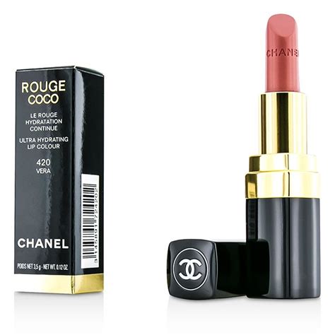 chanel rouge coco 420 vera|chanel red lip color.